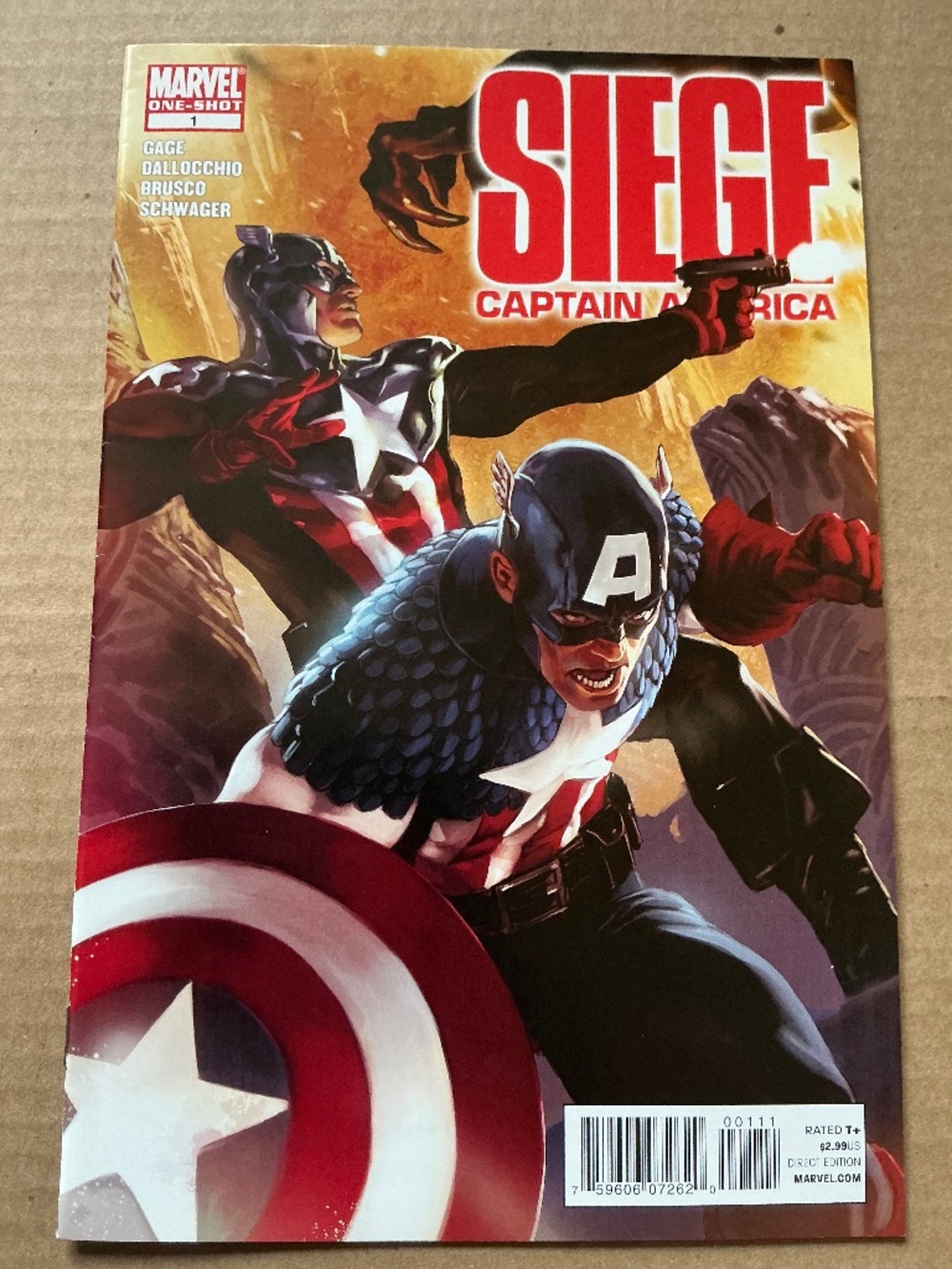Marvel Comics Siege Captain America One Shot Issue 1